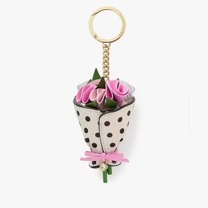 NWT KATE SPADE ♠️ BOUQUET 💐 KEY CHAIN💐💐💐💐💐💐💐💐💐💐💐💐💐💐💐💐💐💐